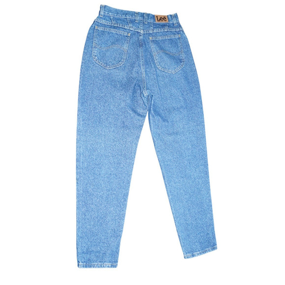 Vintage Lee High Rise Tapered Leg Jeans – Size 12 Medium – Made in USA – 100% - Picture 14 of 14